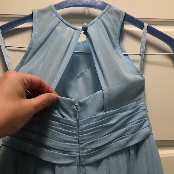 Blue Bill Levkoff Jr Bridesmaid dress - Picture 4 of 6